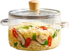 Le'raze GL 927 1.6L Glass Cooking Pot with Lid (New) picture