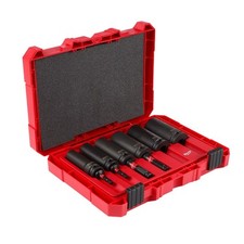 Milwaukee 49-66-5125 Shockwave Lineman's 10PC 2 IN 1 12PT Socket Set picture