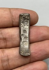 Punch Marked Janapada Gandhara Bent Bar Silver Coin 300 Bce picture