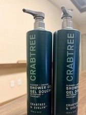 2 X CRABTREE and Evelyn Cleanse + Awaken Shower Gel 15oz / 443ml ***** picture