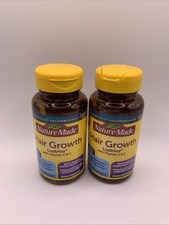 2 Pack Nature Made Hair Growth Lustriva 30 Softgels each picture