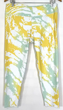 Fabletics Womans Large 10-12 Leggings Salar Capri Power Lite Tye Dye New Tags picture