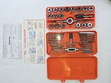 Vintage HSS & Die Set 41pc ALMOST UNUSED  picture