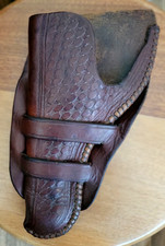 COLT MODEL 1903 .32 ACP OR MODEL 1908 .38 ACP LEATHER HOLSTER LEFT HAND 1920s picture
