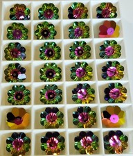 Swarovski 3700 Margarita Flower Beads 14mm Vitrail Medium (4pcs) picture