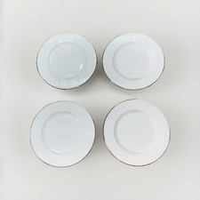 4 Vintage Lenox Opal Innocence Salad Plates 8 1/4