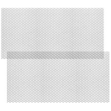2PCS Steel Expanded Metal Sheet Flattened 48x24 Inches, 11 48
