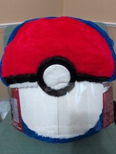 Pokemon Faux Fur Reversible Cloud Throw Blanket Pillow Plush Pikachu 60”x 70” picture