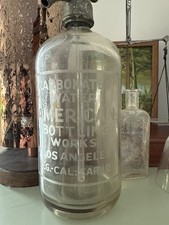 Antique Soda Siphon Bottle – American Bottling Works Los Angeles – c.1905–1925 picture