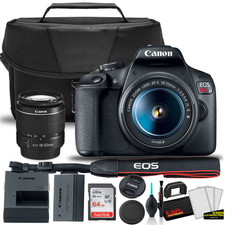 Canon Rebel T7 DSLR Camera W/ 18-55mm Lens + Bag + Sandisk 64GB + Care Kit picture