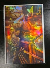 WOLVERINE BUSHIDO CLAW BLOODY BATTLE #1 SIGNED VICTOR GARDUNO HOL FOIL COA LE 25 picture