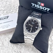 Tissot Men's PRX 40mm Black Dial Stainless Steel Quartz Watch T137.410.11.051.00 picture