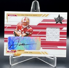 2005 Leaf Rookie & Stars Frank Gore Rookie Autograph #09/50 San Francisco 49ers picture