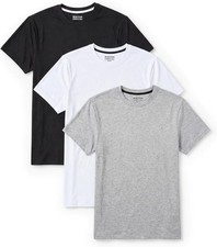Kenneth Cole REACTION Mens T-Shirt Pack of 3 UPF 50+ Cotton/Spandex Jersey Slim  picture
