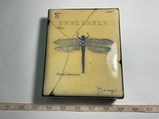 Pauline Savage Design Studio Signed Hand Painted Art Rare Dragonfly picture