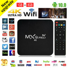 US MXQ Pro 4K Ultra HD 64Bit Wifi Android 11 Quad Core Smart TV Box Media Player picture