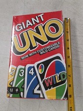 Mattel Games UNO Classic Giant Card Game GPJ46 Family Card Game Oversized Cards picture
