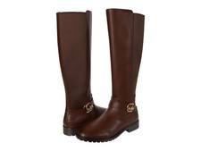 Coach Farrah Leather Boot, Walnut, Size 11, Brand New picture