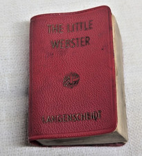 Vintage 1957 The Little Webster Miniature Dictionary Langenscheidt Barnes Noble picture
