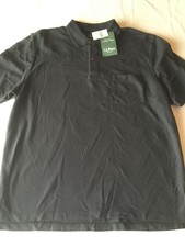 L.L. Bean Polo Shirt Mens XL Black Premium Double L Pocket Traditional Fit Knit picture