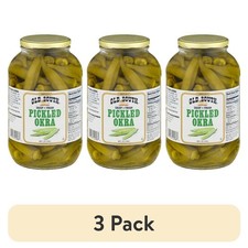 (3 pack) Old South Pickled Okra, Shelf Stable, 64 oz Jar picture