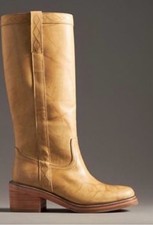 STUNNING 🤩 Frye Tall Kate Pull On Riding Boots In Color Banana - Earthquake, 9 picture