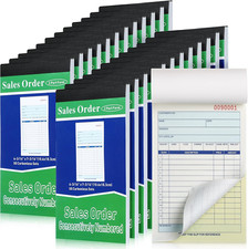 24 Pads Sales Order Books 2 Part Carbonless, 50 Sets Per picture