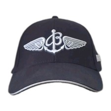 Official Breitling Men's Strapback Adjustable Embroidered Hat One Size Navy picture