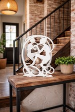 Art Deco Seville Studios Cast Iron Magazine Rack, C. 1920s Industrial Living picture