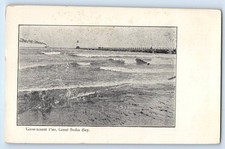 1905 Sodus Bay New York NY Vintage Postcard Government Pier Great Steamer Ship picture
