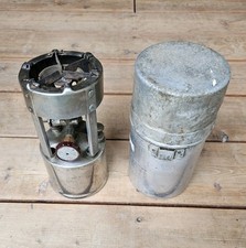 Vintage Coleman B46 Model No. 530 GI Pocket Camp Stove with Case Parts or Repair picture