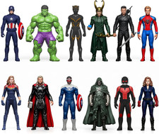 12Pcs Super Hero Action Figures Toy, 4.8 Inch Cartoon Heroic Legends Miniatures picture