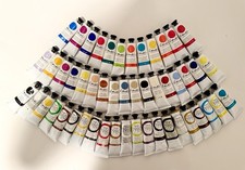LOT OF 50 GAMBLING ARTIST'S OIL COLORS 37ml *NEW *FREE SHIPPING picture