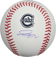 Pete Crow-Armstrong Chicago Cubs Autographed 2025 Alternate Logo Baseball picture