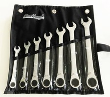 7pc Blackhawk By Proto Gear Ratcheting Ratchet Wrench Set 12-Point SAE BW-1207S picture