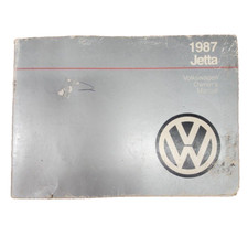 Volkswagen 1987 Jetta Owner's Manual USA OEM Factory Original Used Wear picture