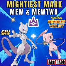 MIGHTIEST MARK MEW & MEWTWO ⭐️YOUR OT⭐️ POKEMON SCARLET And VIOLET picture