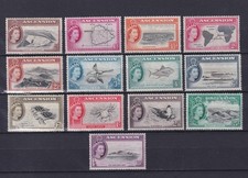 ASCENSION 1956, SG #57-69, CV £140, MH picture