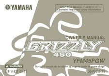 Yamaha Owners Manual Book 2007 Grizzly 450 YFM45FGW picture