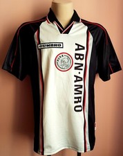 Vtg 1998-1999 Ajax Amsterdam Away Football Shirt Jersey Umbro ABN AMRO Size L picture