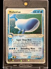 Wailord EX HOLO FOIL 100/100 EX SANDSTORM POKEMON CARD picture
