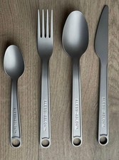 Alessi Special Edition Conversational Objects Cutlery Set 4 Pieces Virgil Abloh picture