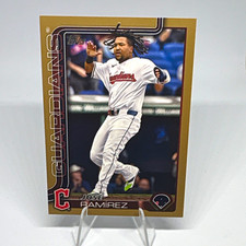 Topps 2025 Series 1 Jose Ramirez #77 Gold /2025 Cleveland Guardians picture