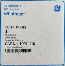 Whatman Quantitative Filter Paper Grade 1, 100 Sheets Pack picture