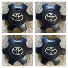 Set of 4 OEM Toyota Tacoma BLACK 75191 Wheel 2016-23 Center Caps PT280-35160-CC picture