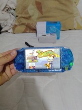 SONY PSP 3000 transparent blue 128GB New Charger with box +UMD+ tipe c picture