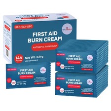 Epic Medical Supply First Aid Burn Relief Cream .9g Packets Box of 144 picture