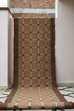 Vintage Kilim Runner - Handmade Jute Wool Runner, Geometric Runner, Stair Runner picture