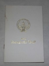 VINTAGE 1969 PRESIDENT RICHARD NIXON INAUGURAL BALL PROGRAM picture