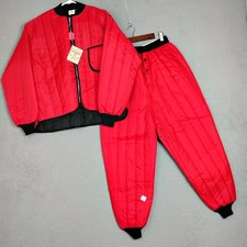 NWT Vintage Dacron 88 Quilted Insulated Snow Suit Set Youth L Womens S USA Made picture
